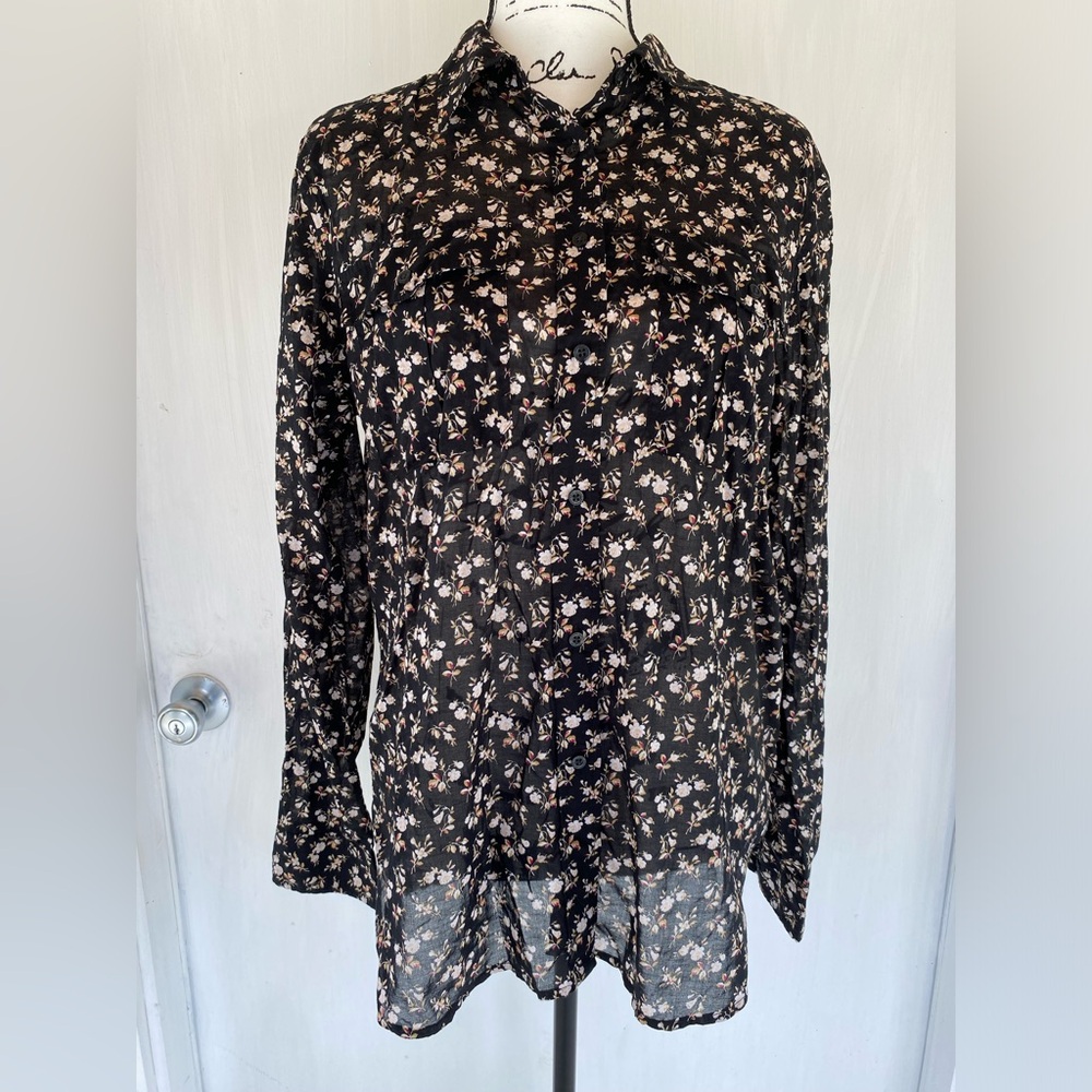 RALPH LAUREN button down floral shirt
